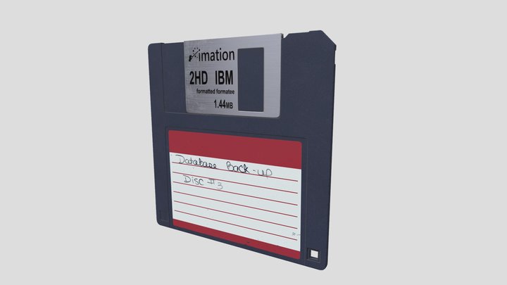 Diskette 3D Model