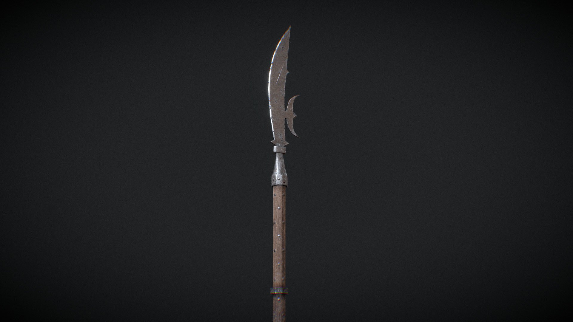 Medieval Weapon Fauchard -PBR- Game Ready - Buy Royalty Free 3D model ...