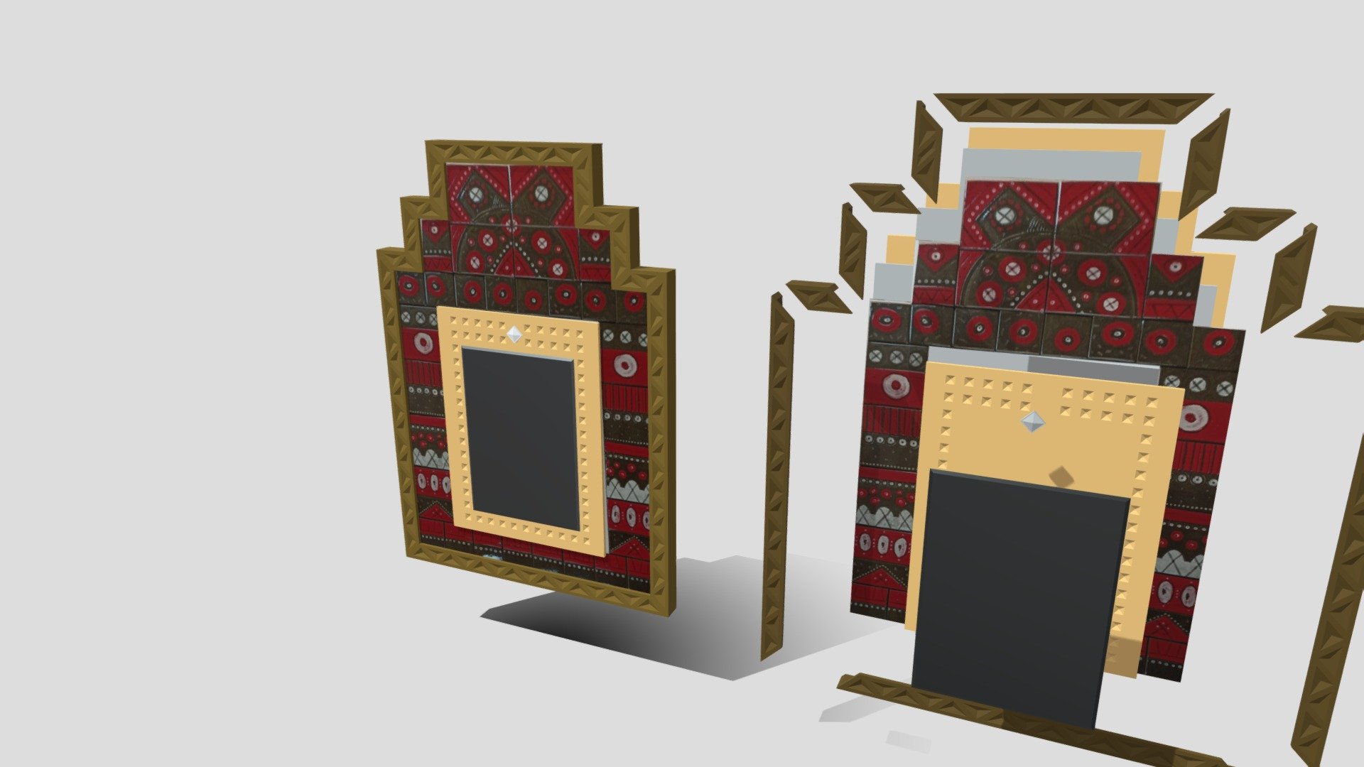 Зеркало - Download Free 3D model by real_vint [d5557ab] - Sketchfab