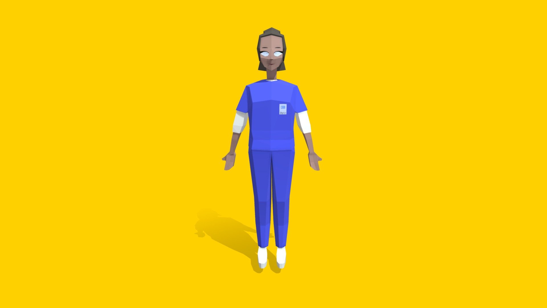 Female Doctor [LowPoly] Asset