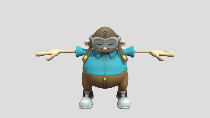 Numbuh 2 / Hoagie Gilligan 3D Model