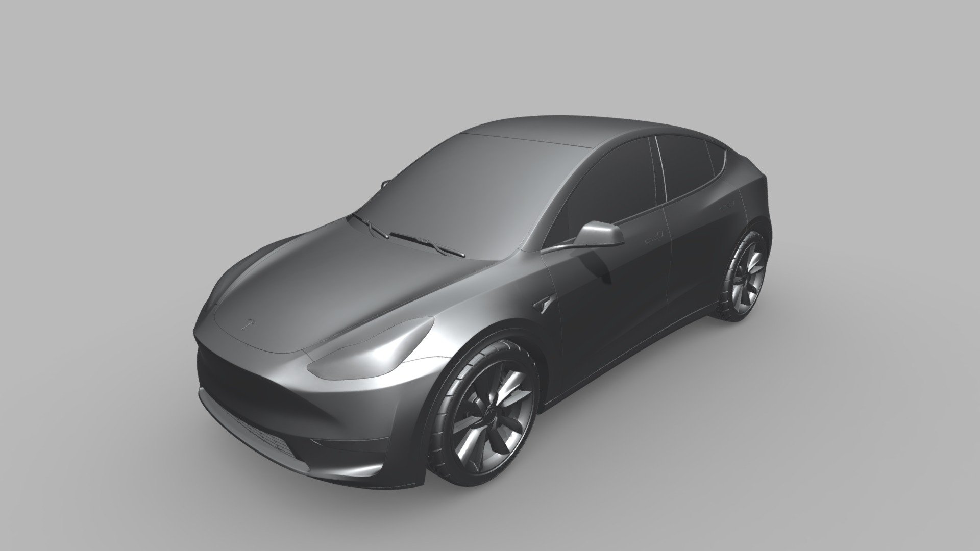 STL file Tesla Model Y 2023 air-conditioning grill 👽・3D
