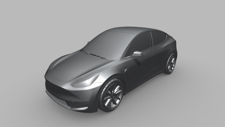Tesla Model Y 3D Printable File STL 3D Model