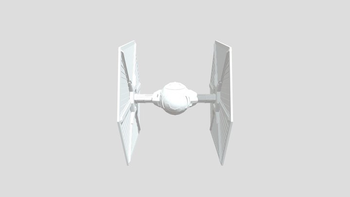 TIE Fighter from the First Order 3D Model