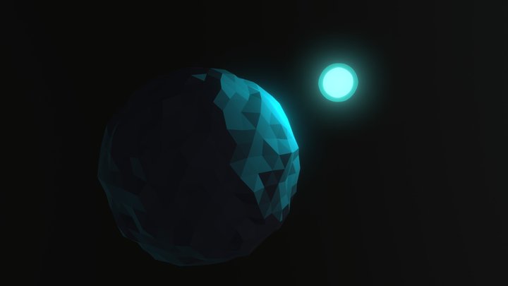 Abstract Planet 3D Model