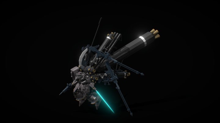 PhyschoZaku 3D Model