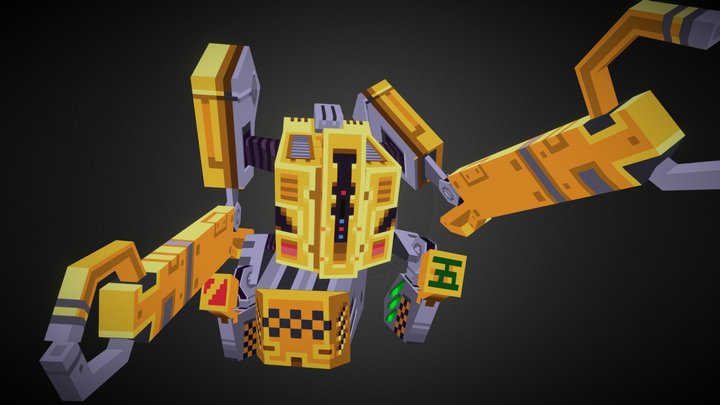 Worker 5 3D Model