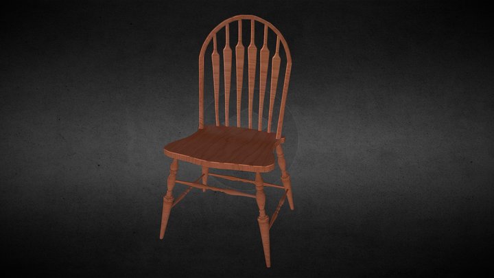 Chair - Victorian Style 3D Model