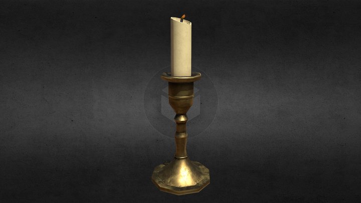 Candle 3D Model