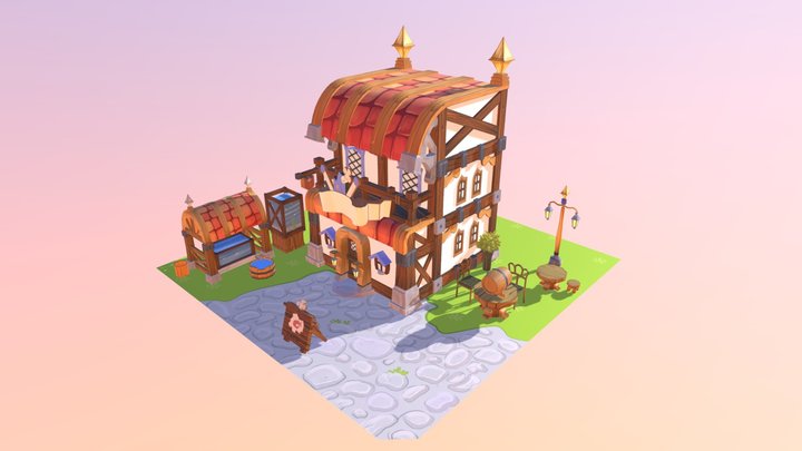 Restaurant 3D Model