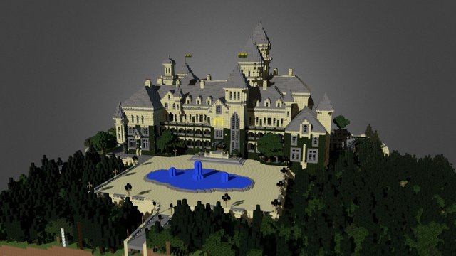 Manor of the Great Gatsby 3D Model