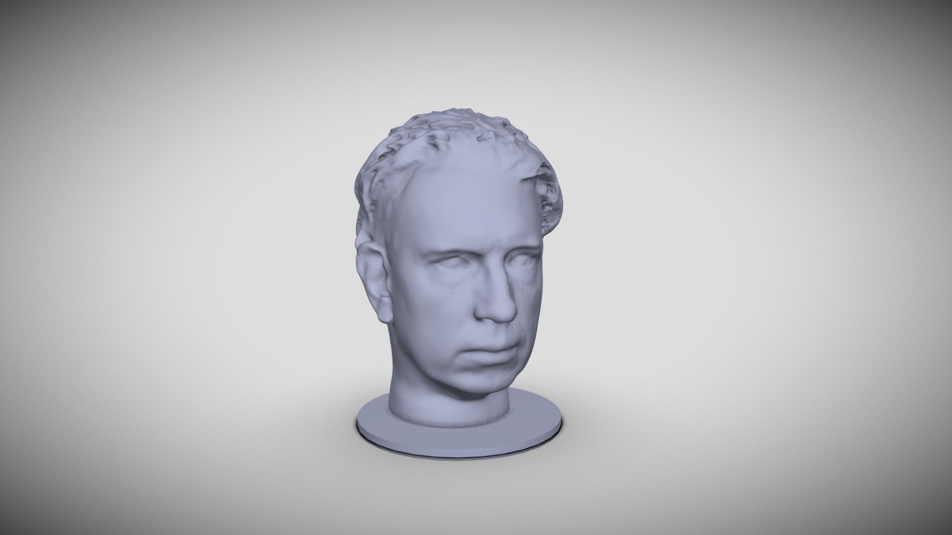 3d scanned head with stand download free 3d model by bau 3d d55a4a5