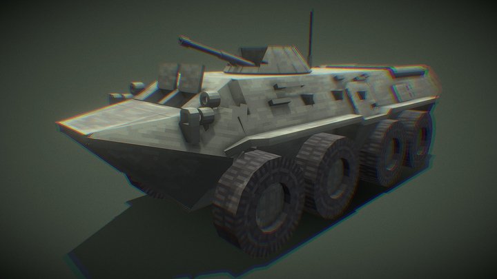 BTR 80 3D Model