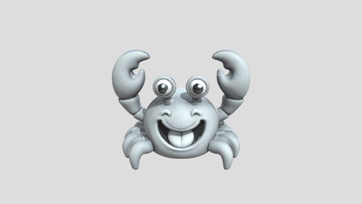 Crabby Pen Holder 3D Model