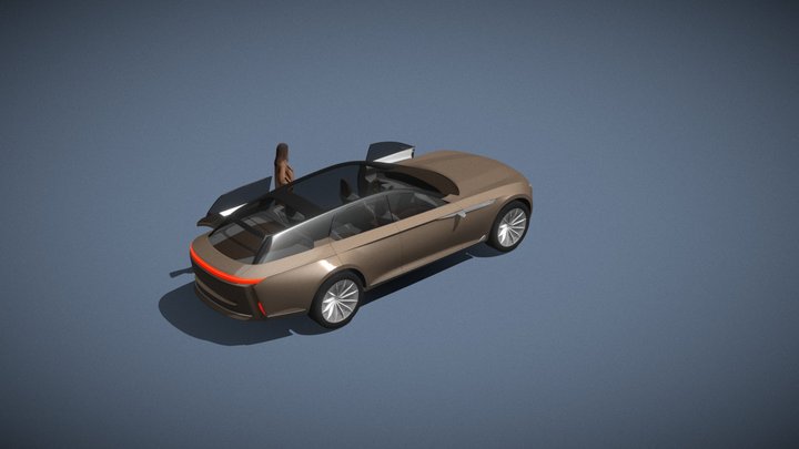 2030 Lincoln Model L Concept 3D Model