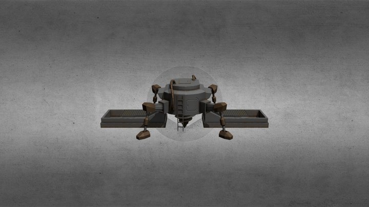 Mining Machine 3D Model