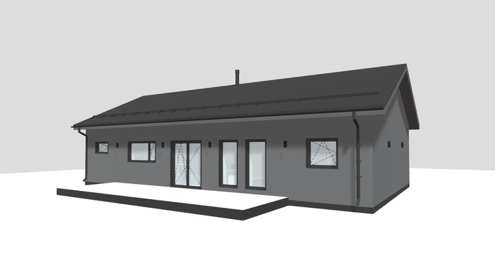 Дом в Максимовке модель 3D Model