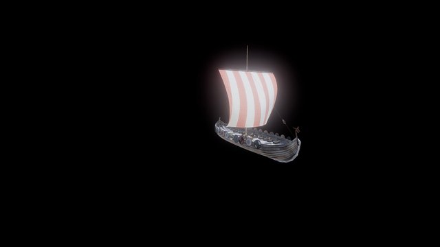 Drakkar 3D Model