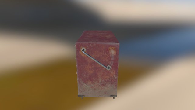 Post Apocalyptic Toolbox 3D Model