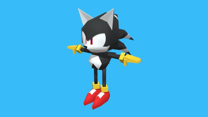 Terios the Porcupine (Low Poly Version) 3D Model