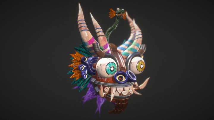 Diablada Futuristic 3D Model