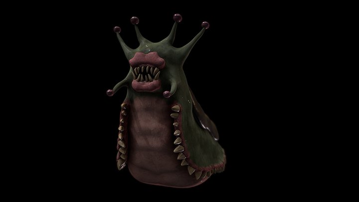 Sluggish Critter 3D Model