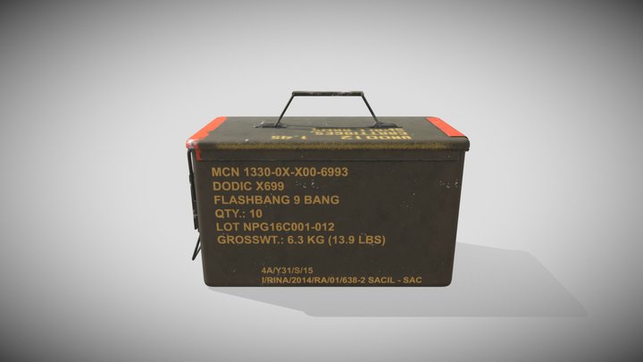 Ammo Box 3D Model