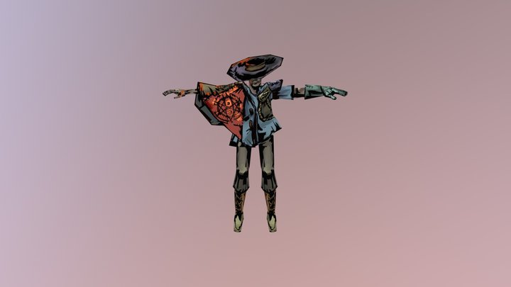 Darkest Dungeon OC: Tpose 3D Model