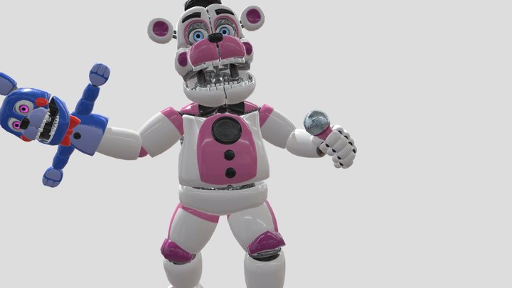 Funtime_freddy_-_fnaf_ar_special_delivery 3D Model