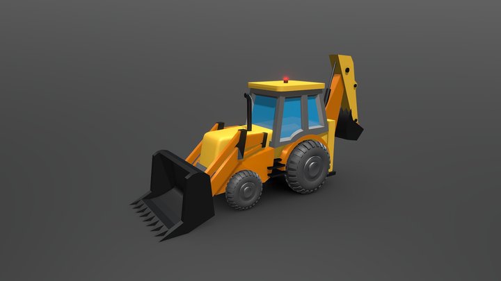 JCB FBX 3D Model