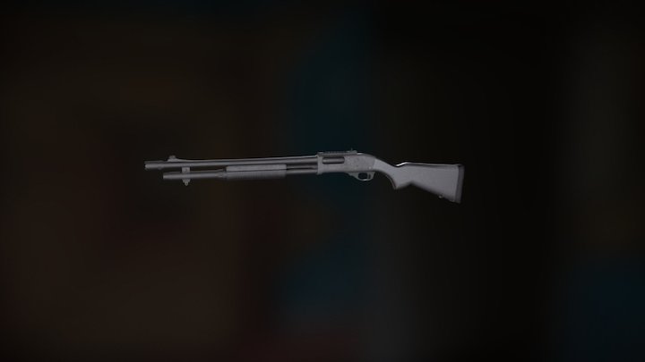 Remington 870 Combat 3D Model