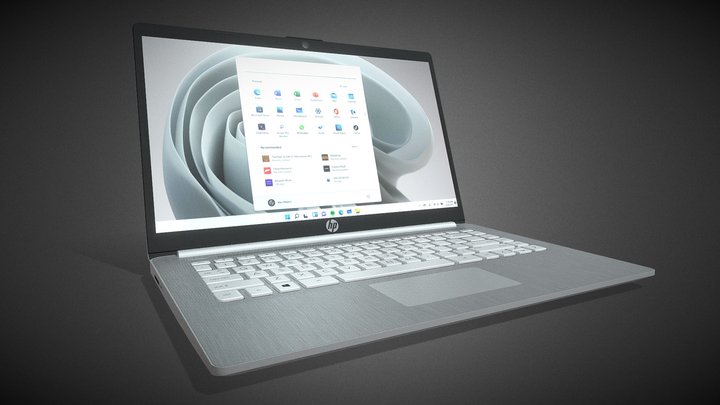 HP 14 Laptop 3D Model