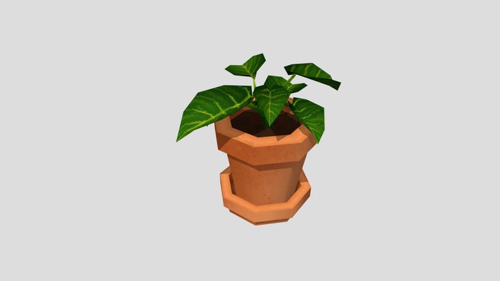 Pot Plant 3D Model