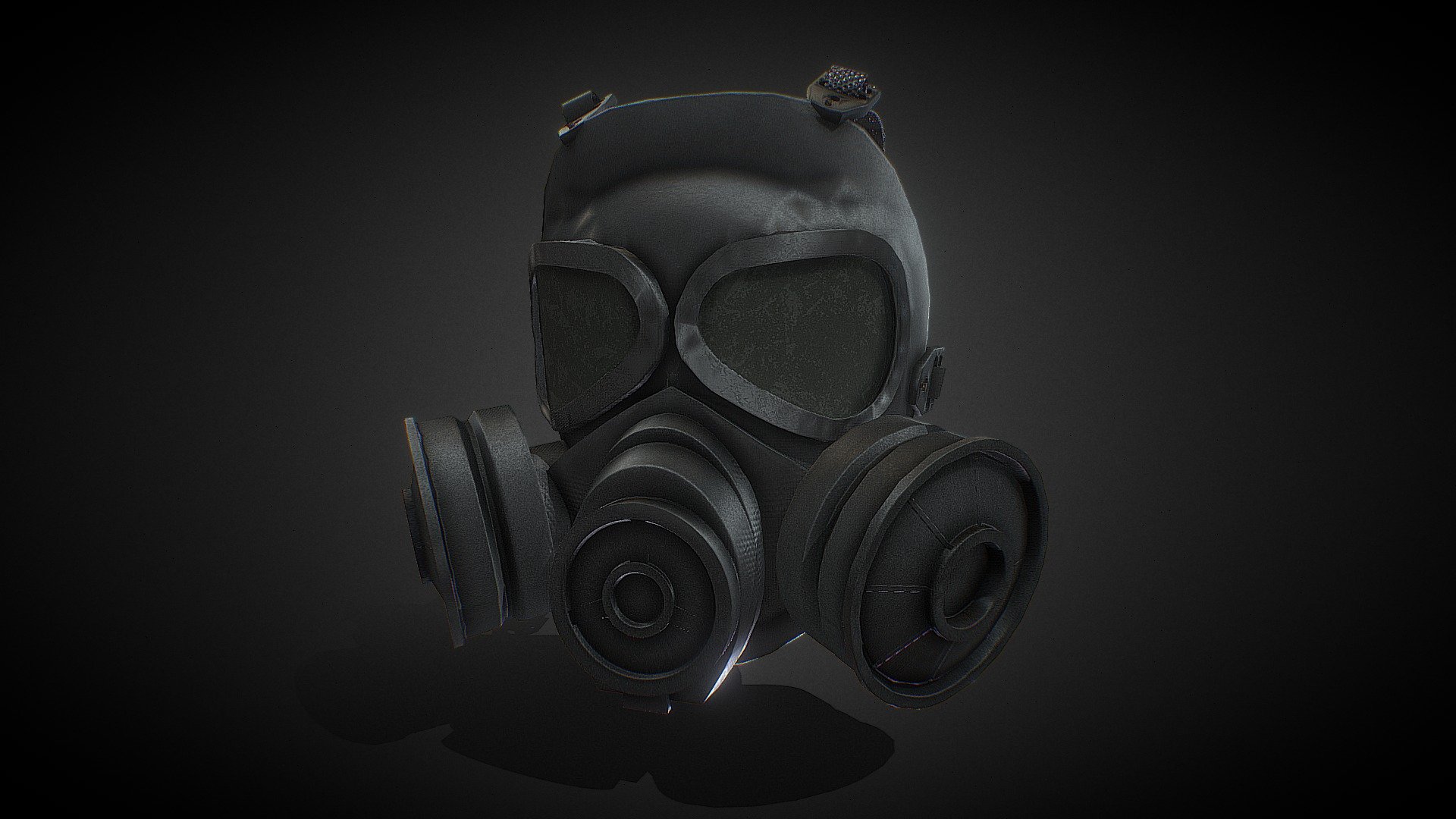 modèle 3D de Masque à gaz militaire GP5 avec tuyau - TurboSquid 1572148