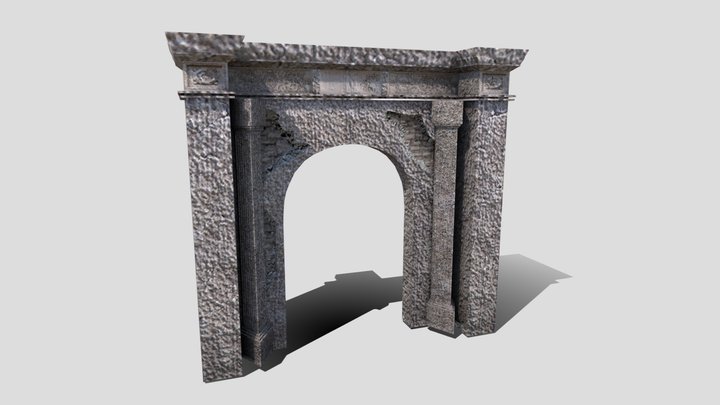 Reality Check - Level Props - Ruined Arch 3D Model