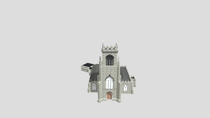 Church exterior 3D Model