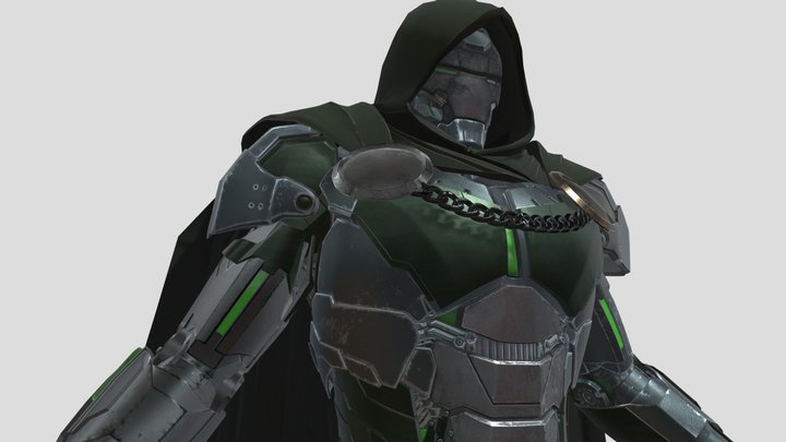 Doctor Doom / Iron Man - Tony Stark 3D Model