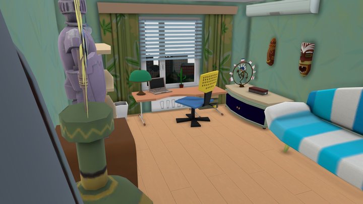 Фиксики комната папы Дим димыча – Kostenloses 3D-Modell STL