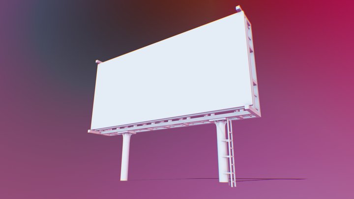 Billboard 3D Model