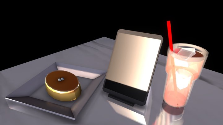 Filipino Cafe Scene 3D Model