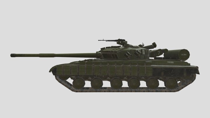 T-64BV - USSR 3D Model