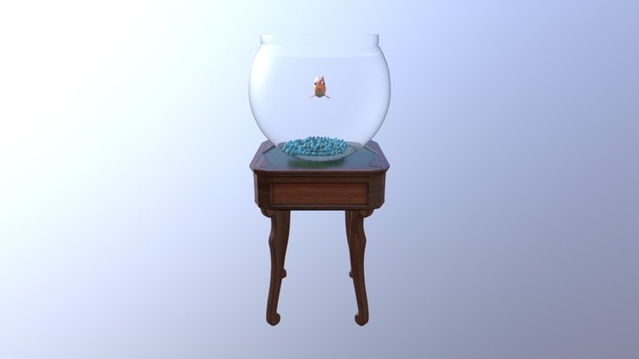 Sylgar the Goldfish 3D Model