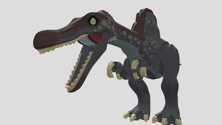 Lego Spinosaurus 3D Model