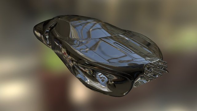 Concept Car 1 Detailed 3D Model