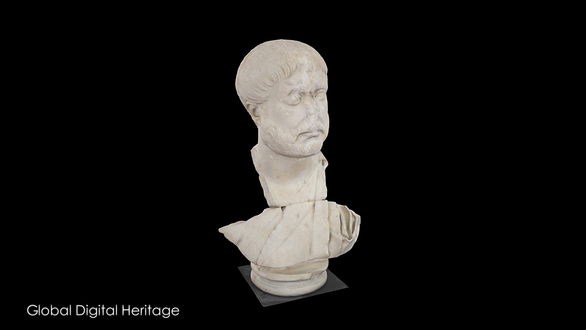 Bust, unknown male, Tarraco (Tarragona, Spain)
