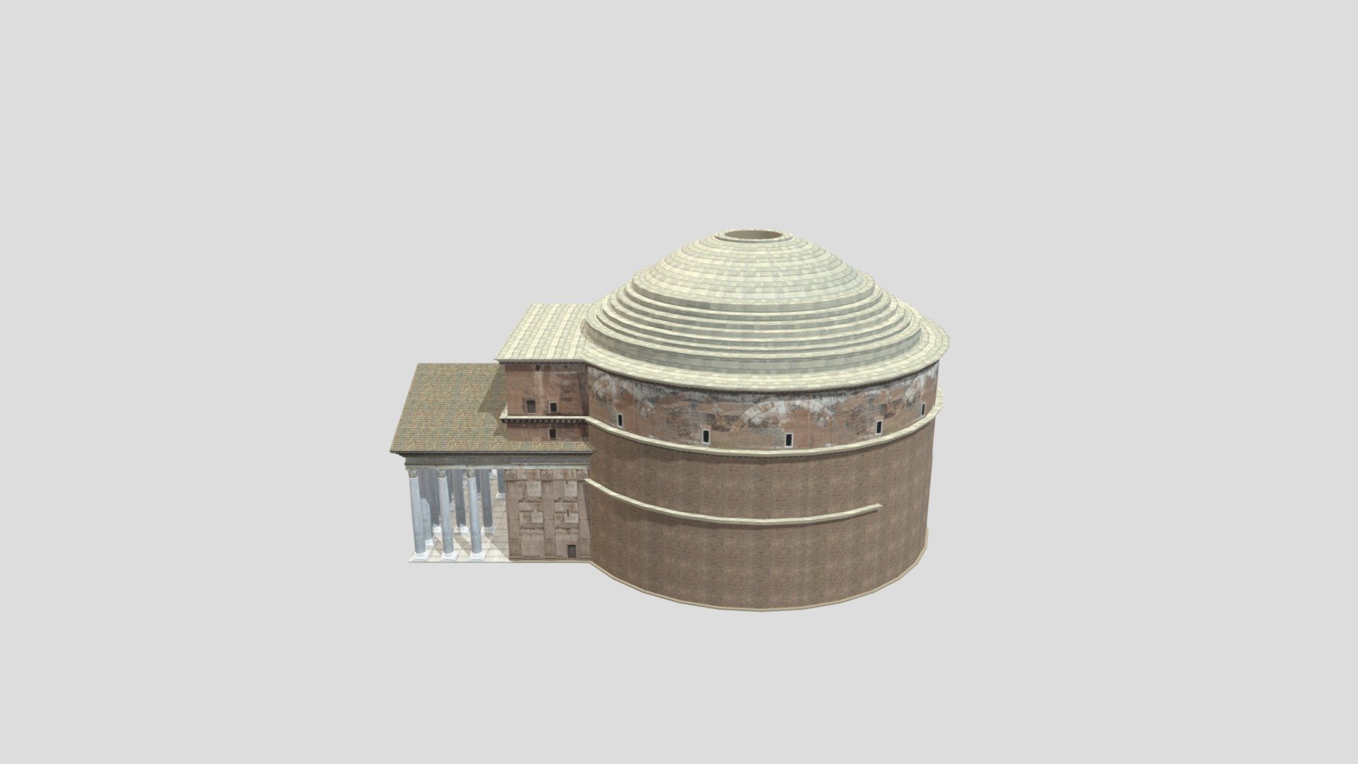 Pantheon_ArchHistSA — Sketchfab embed 3D viewer