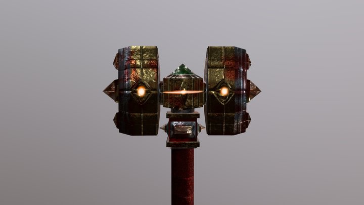 War Maul of Gehenna 3D Model