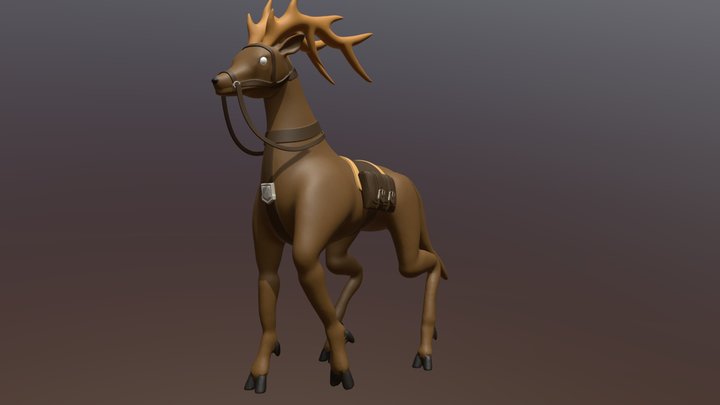 Deer-Like Mount