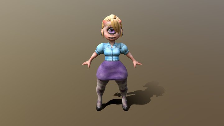 Cyclops Secretary 3D Model