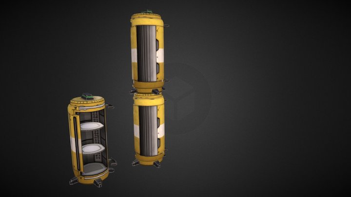 Canister 3D Model